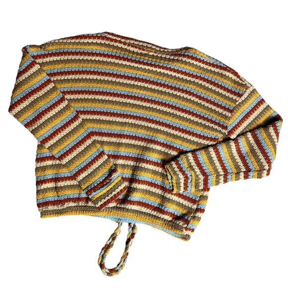 Moa Moa Girls Multicolor Knit Sweater Size Medium - Picture 2 of 8